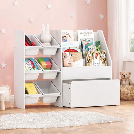 Étagère de rangement pour jouets en kit 100 x 30 x 80 cm (1/5)