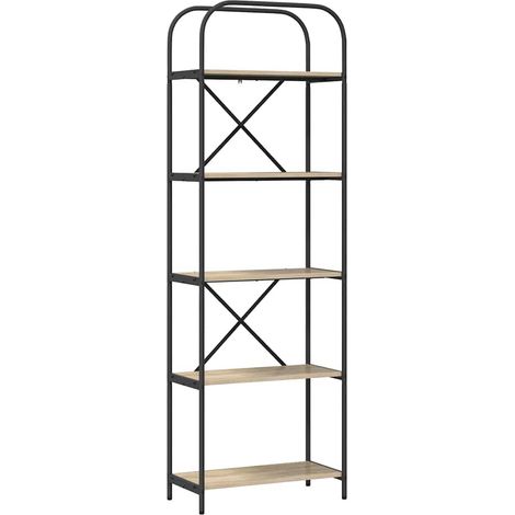 Maison Exclusive - Bücherregal Sonoma-Eiche 60 x 30 x 183 cm Holz