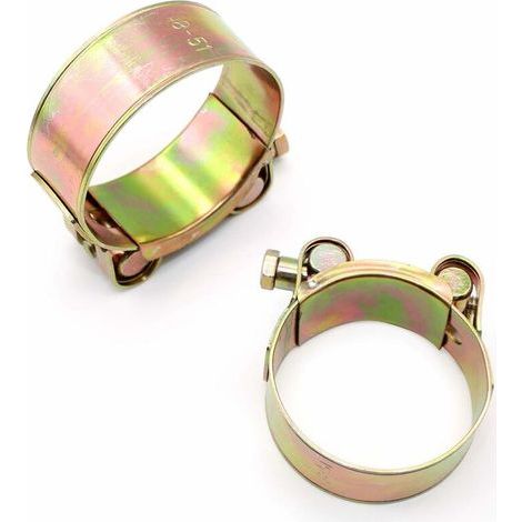 2 pièces colliers de serrage en acier inoxydable, 52-55mm Réglable Colliers de Serrage pour tuyaux haute pression, tuyaux solaires, tuyaux de piscine, tuyaux de mise à la terre Attache de tuyau (1/5)