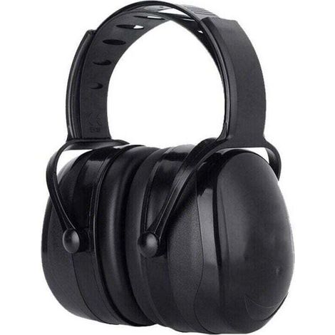 Casque Anti Bruit Adulte Réglable Confortable, XU, Avec Une Atténuation de SNR 38dB, Pour Milieu Bruyant ou Stressant-Noir - KZQ