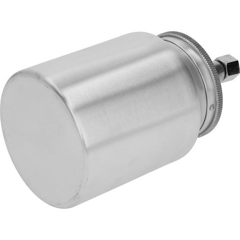 Godet en aluminium pour pistolet à peinture, 1000 ml, alimentation par aspiration, buse de 3 mm (1/5)