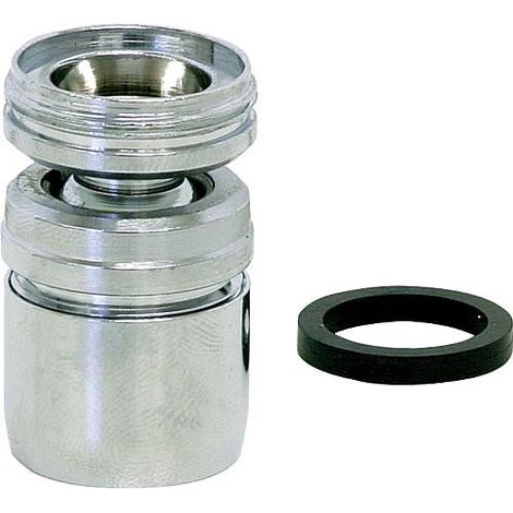 Articulation spherique male M 4 x 1 avec raccord mousseur male M22 x 1