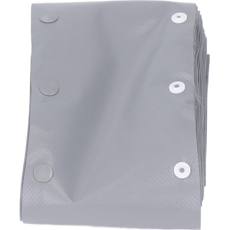Gaine de protection pour câbles avec bouton-pression, en PVC ignifugé, pour une gestion optimale des câbles, 5 m / 16,4 pi (1/5)