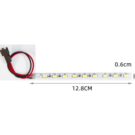Suitable for Whirlpool refrigerators, 12V LED light strip with LED light source W11490498BCD-610WMBW (1/4)