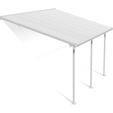 Palram - Canopia Aluminium Terrassenüberdachung Feria  Weiß  295x425x305 cm (1/5)