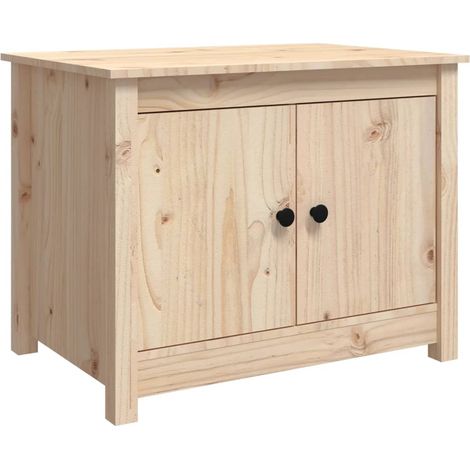 Maison Exclusive - Couchtisch 71x49x55 cm Massivholz Kiefer