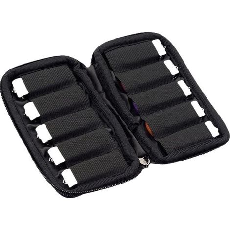 USB-Aufbewahrungstasche, USB-Aufbewahrungsbox, USB-Stick-Tasche, 10 Fächer, Aufbewahrungstasche für Flash-Laufwerke, Tragbare Schutzhülle, Organizer für Speichersticks, USB-Hülle (1/5)