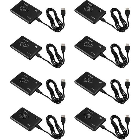 Lecteur de cartes d'identité RFID USB de bureau sans contact 8X - JXLGV (1/5)