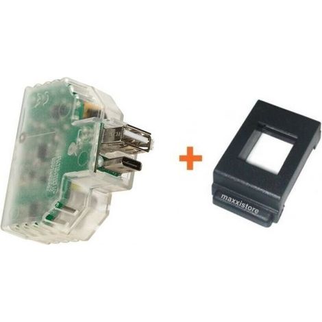 Fanton caricatore USB A+C incasso compatibile Bticino Living Classica grigio - 82893LC