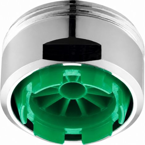 Aeratore NOSTRAHL Cliniv verde maschio 24x100 7,5 a 9L/min.