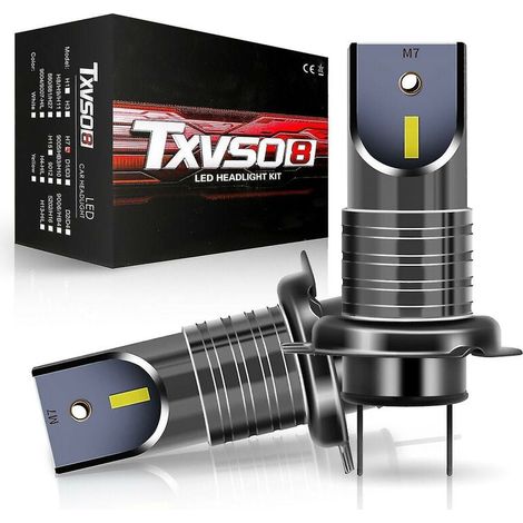 110w 30000lm H7 Led Car Phare Conversion Globes Canbus Ampoules Faisceau 6000k Kit (wanan) - - (1/3)