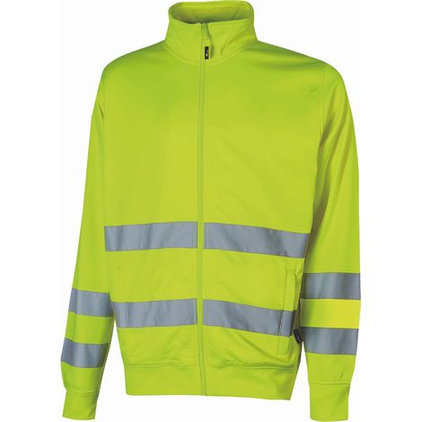 U-Power HL397YF Felpa da lavoro yellow fluo - 4XL