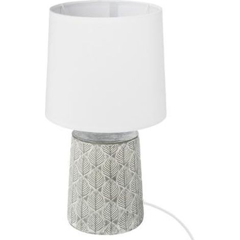 Lampe À Poser "Zébra" 35cm Gris