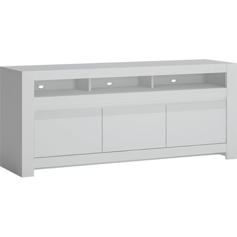 TV Lowboard 153,4 cm weiß NAVA-129 (1/5)