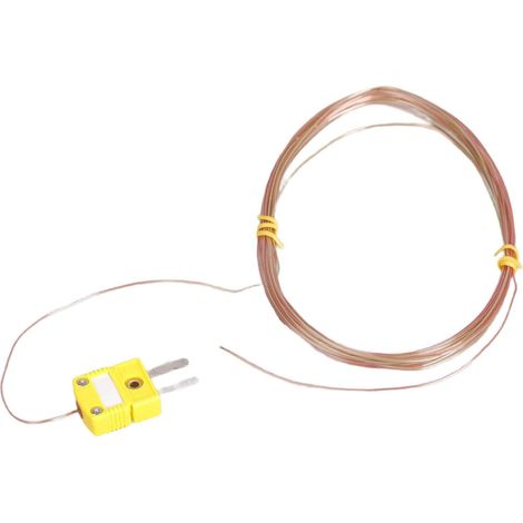 Fil thermocouple de type K avec isolation et bouchons pour une mesure précise de la température dans les applications industrielles (1/5)