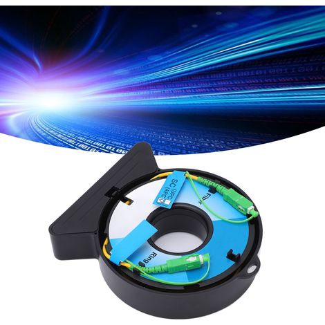 Boîtier de Câble de Lancement OTDR Éliminateur de Zone Morte Fibre Optique SC/APC à SC/APC SM 150m