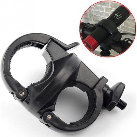 Support de lampe en forme de huit, fixation pour lampe de vélo, support de phare avant, support de montage, collier de serrage pour vélo, accessoire pour VTT (1/4)