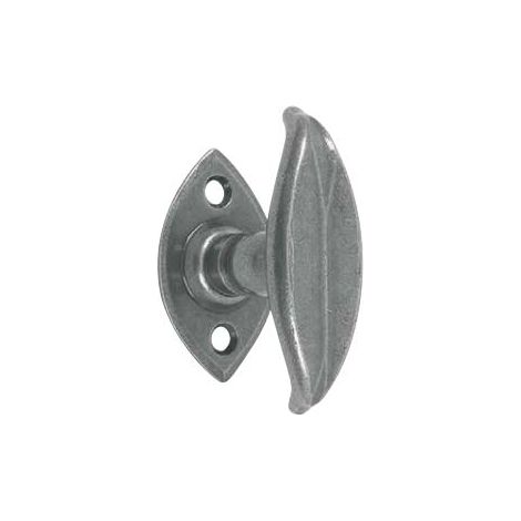 Bouton sur platine LV107 BOUVET Fer patiné cementé - 26072 (1/2)