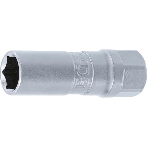 Llave de bujía bgs 2407 inserto de goma cromo (1/4)