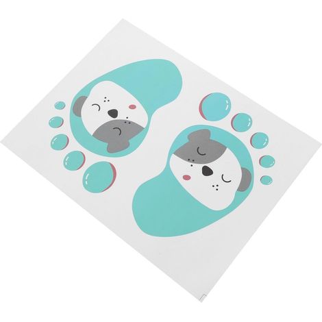 12 paires d autocollants empreintes de pieds de dessin animé (1/5)