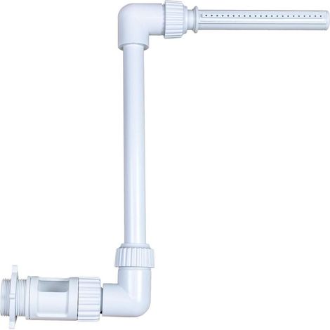 Waterfall fountain for spas and pools, suitable for pools with 1.5" threaded return fittings (1/4)