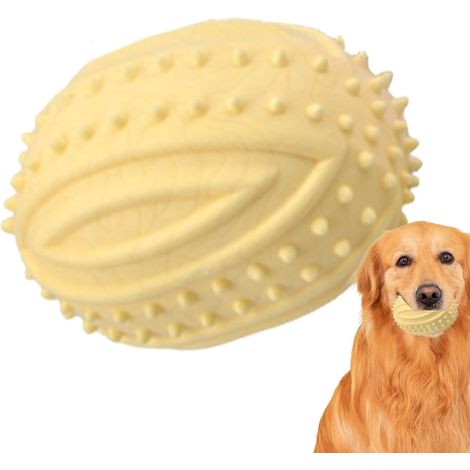 Dog Chew Ball Dog Toy Ball with Teething Ring Floating & Rolling