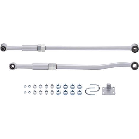 BFO – Barres de Panhard ajustables avant et arrière pour Nissan Patrol GU Y61 RHD – Longueur ajustable 32mm – Boulons en U anti-corrosion