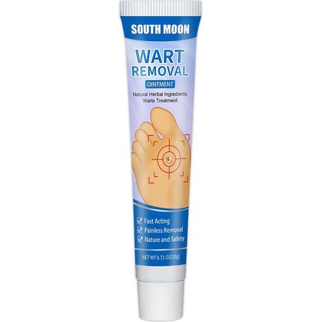 SOUTH MOON Warzensalbe 20 g, natürliche Inhaltsstoffe gegen Warzen, Hühneraugen und Hornhaut, vielseitig einsetzbare Formel