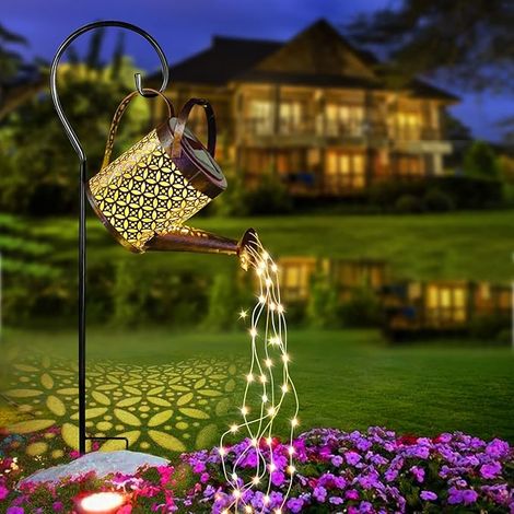 Lampes d'arrosoir solaires LED, étanches, en forme d'étoile-AquaForge (1/5)