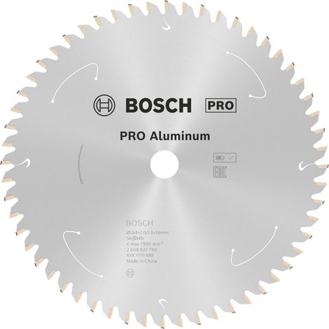 Bosch PRO Aluminium cordless Kreissägeblatt, 184 x 2 x 16 mm, für HKS, T56