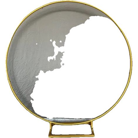 Arche de Mariage, Construction Métallique Robuste, Assemblage Facile, 1.8m(70.8in), Base carrée en or (1/2)