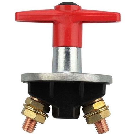 Interrupteur de batterie universel à clé fixe 12 V-60 V 300 A, isolateur de puissance et interrupteur d'urgence pour voitures et bateaux (1/4)