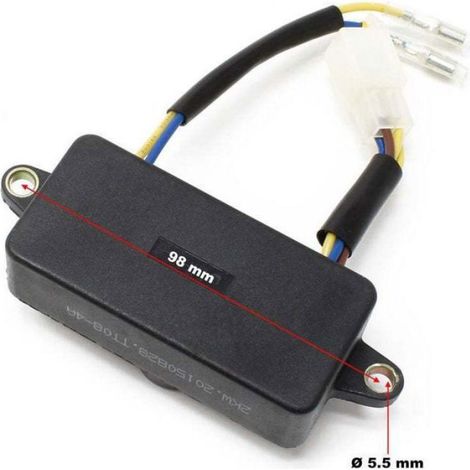 Régulateur De Tension - AVR Automatique - Pour Générateurs Gaz Et Pétrole - 50 Hz - 220 V - 2500 W - 220 μF (1/2)