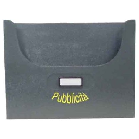 Cassetta Porta Pubblicita Mm 340 x 50 x 260H Antracite (1/2)