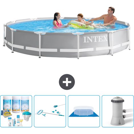 Prism Frame Pool Rund - 366x76 cm - 5-teilig S21048 (1/5)