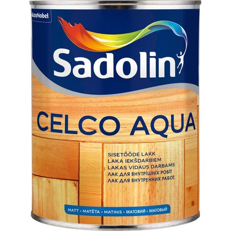 Vernis acrylique sadolin celco aqua 10 transparent 1 litre