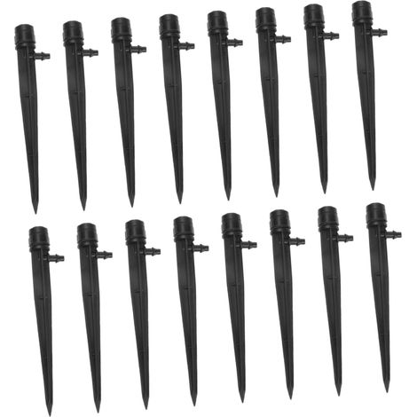 24 Pièces Outils D’arrosage Automatique Goutte-à-Goutte pour Plantes, Débit D’Eau Réglable, PP et Pom, Jardin et Serrage (1/5)