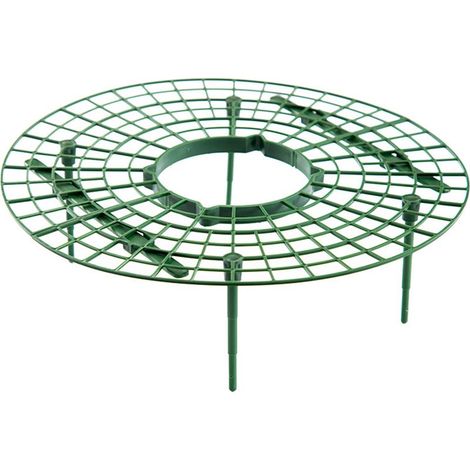 Support pour Fraises Vert Résine 30cm x 9cm - Cercle 2 Moitiés pour Protection des Fraises, Support Sûr Anti-Pourriture, 1 Support par Pack (1/5)