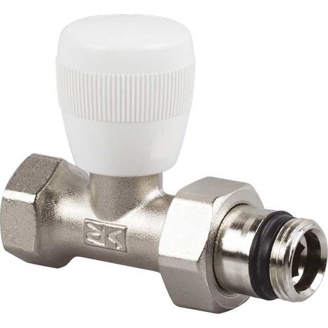 VALVOLA DIRITTA ATTACCO PER TUBO FERRO ""SERIE UNIVERSAL"" 3/8"" - 3/8