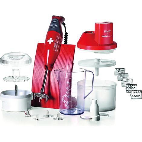 Frullatore ad immersione Bamix SuperBox Rosso
