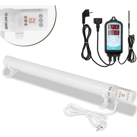 TolleTour Riscaldamento per serre Radiatore tubolare Radiatore elettrico con regolatore di temperatura 120W (1/5)