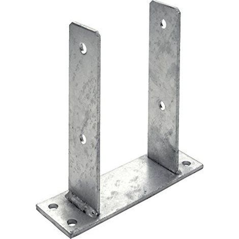Connex HV4254 Pied de Poteau en u, a vis, 200, 101 x 60 x 200 x 5,5 mm
