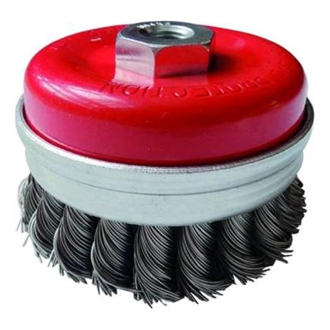 Vigor Spazzole A Tazza Mazzi Ritorti Foro 14Ma Mm. 80