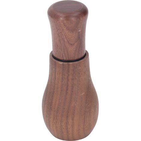 Distributeur de café moulu à 10 aiguilles en acier inoxydable, robuste, en bois, avec tasseur à café amovible pour bureau familial (1/5)