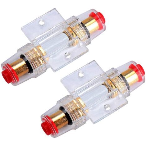 Lot de 2 porte-fusibles en ligne AGU avec fusible AGU 60 A (1/5)