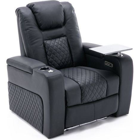 BROADWAY CINEMA CHAIR BLACK WITH TRAY (1/5)