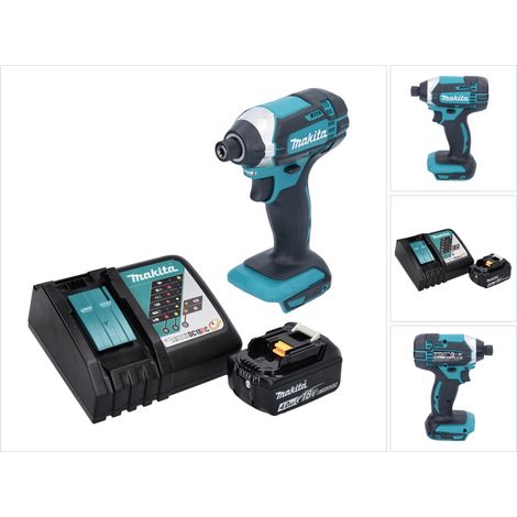 Destornillador de impacto sin cable Makita DTD 152 RM1 165Nm 18V + 1x Batería 4.0Ah + Cargador