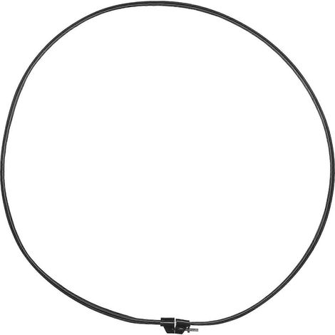 Grille de remplacement pour ventilateur électrique, cerceau extérieur en plastique de 40 cm (16 pouces)-43.50X43.50X1.20CM-Black