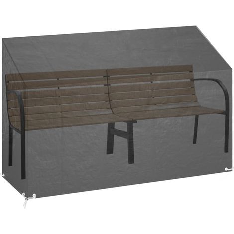 Maison Exclusive - Copri Panca da Giardino 8 Occhielli 190x70x70/88 cm Polietilene