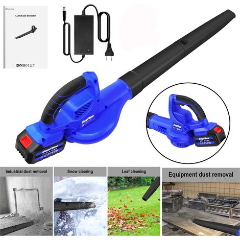 Souffleur de feuilles sans fil 10500 RPM Garden Dust 220CFM Handheld + batterie & chargeur
